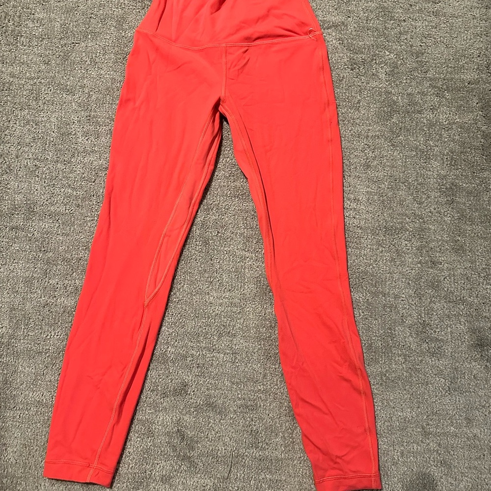 lululemon athletica Red Leggings